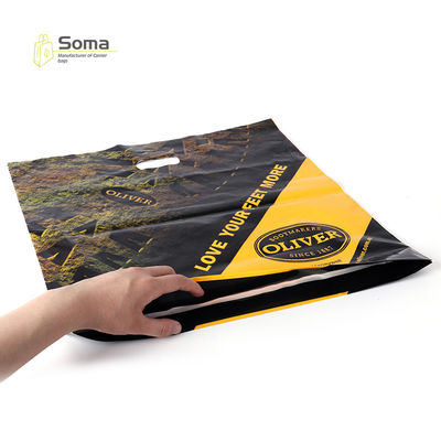 Biodegradable Shopping Custom Full Color Printed Plastic Bag