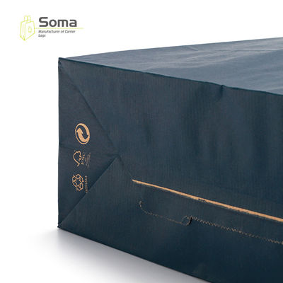 Grocery Full Color Printing Eco Friendly Kraft Paper Gift Bag
