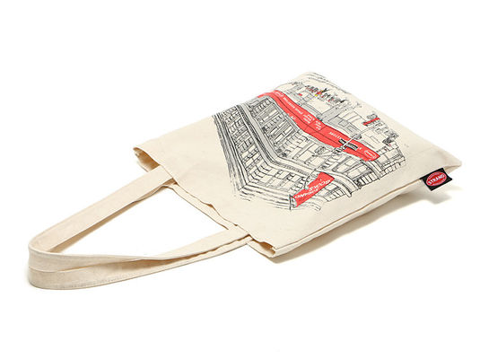 Practical White 12oz Cotton Shopping Bag