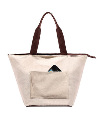 14oz Canvas Wonderful Logo Printing Cotton Zipper Bag