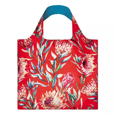 Foldable Full Color Printed Custom Reusable Polyester Shopping Bag