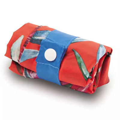 Foldable Full Color Printed Custom Reusable Polyester Shopping Bag