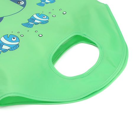 Foldable Nylon Grocery Reusable Green Nylon Shopping Bag