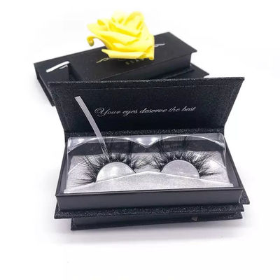 Empty Black Eyelash Packaging Lash Subscription Boxes