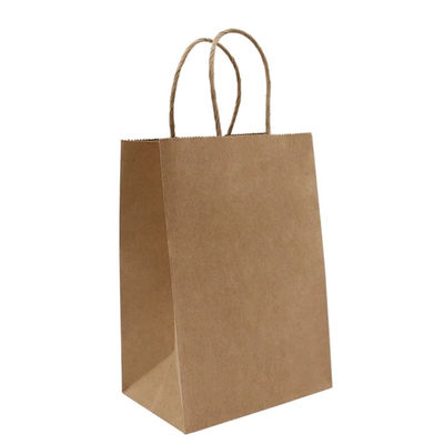 Customized Shopping 50gsm 5kg Printed Kraft Paper Bags