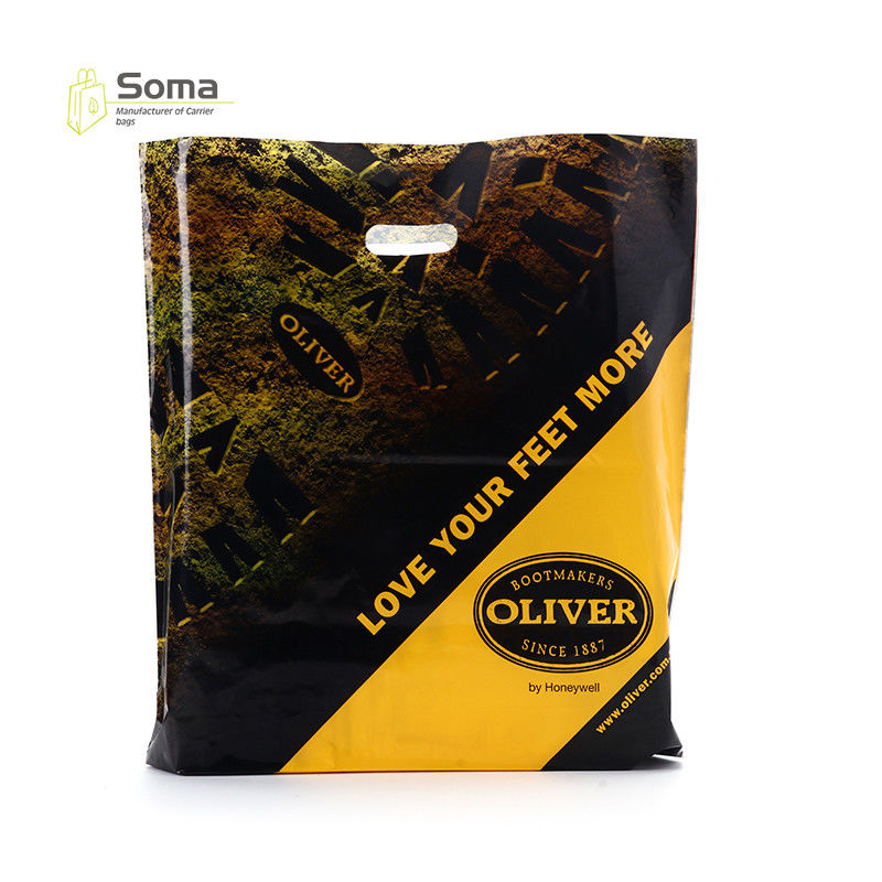 Biodegradable Shopping Custom Full Color Printed Plastic Bag