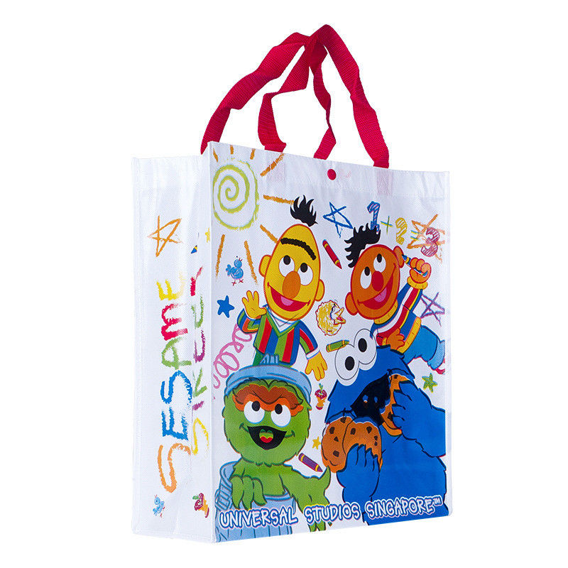 Botton OEM Full Color Printed Laminated Non Woven Shopping Bag