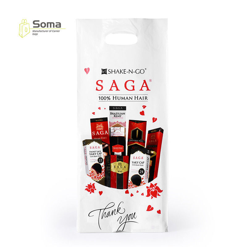 Full Color Die Cut 100% LDPE Recycled Printed Plastic Bag